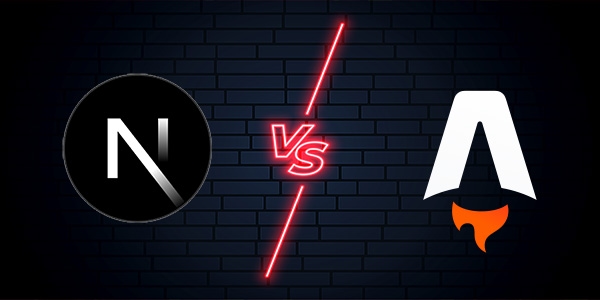 nextjs vs astro performance image